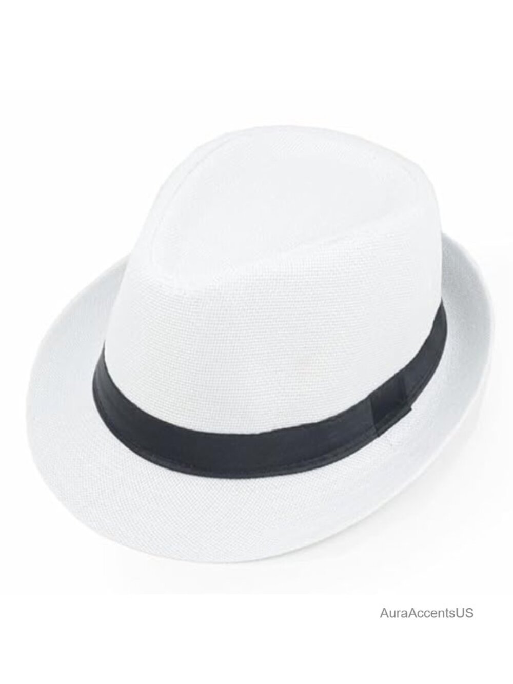 Unisex Panama Fedora Hat Short Brim Summer Beach Travel Classic